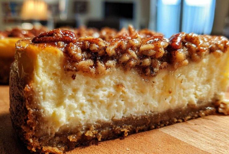 Pecan Pie Cheesecake (Two Holiday Desserts in One)