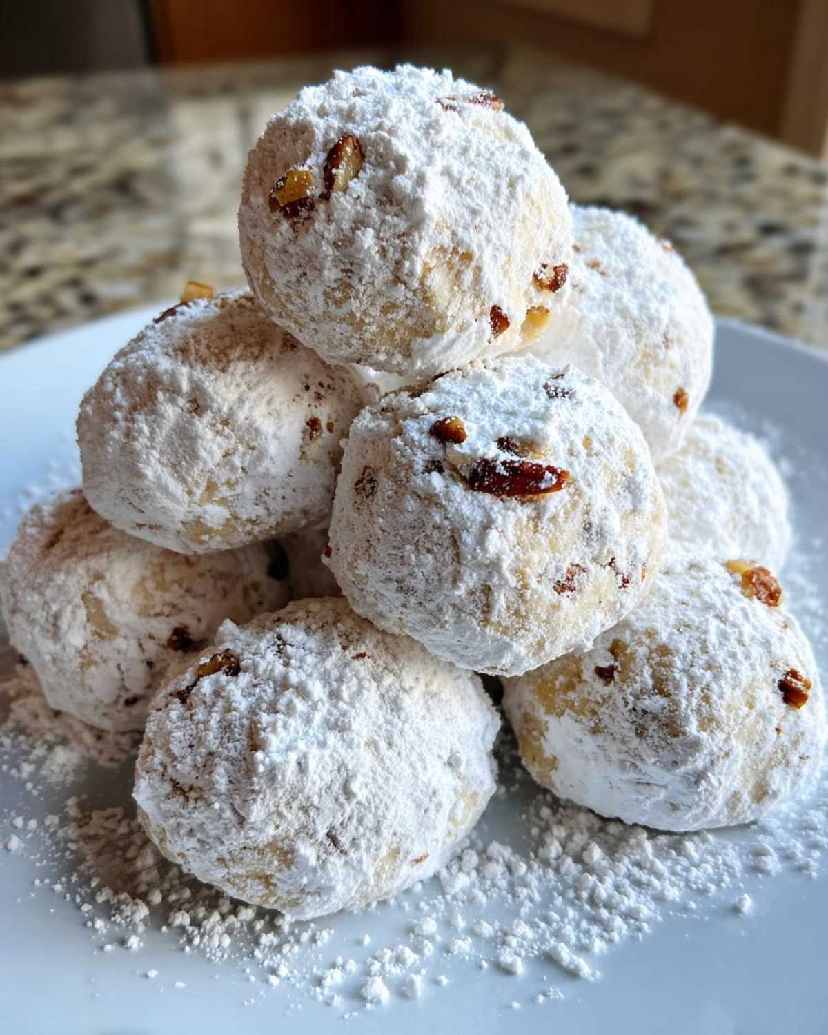 Pecan Snowball Cookies (Melt-in-Your-Mouth Holiday Treat) - detail 4