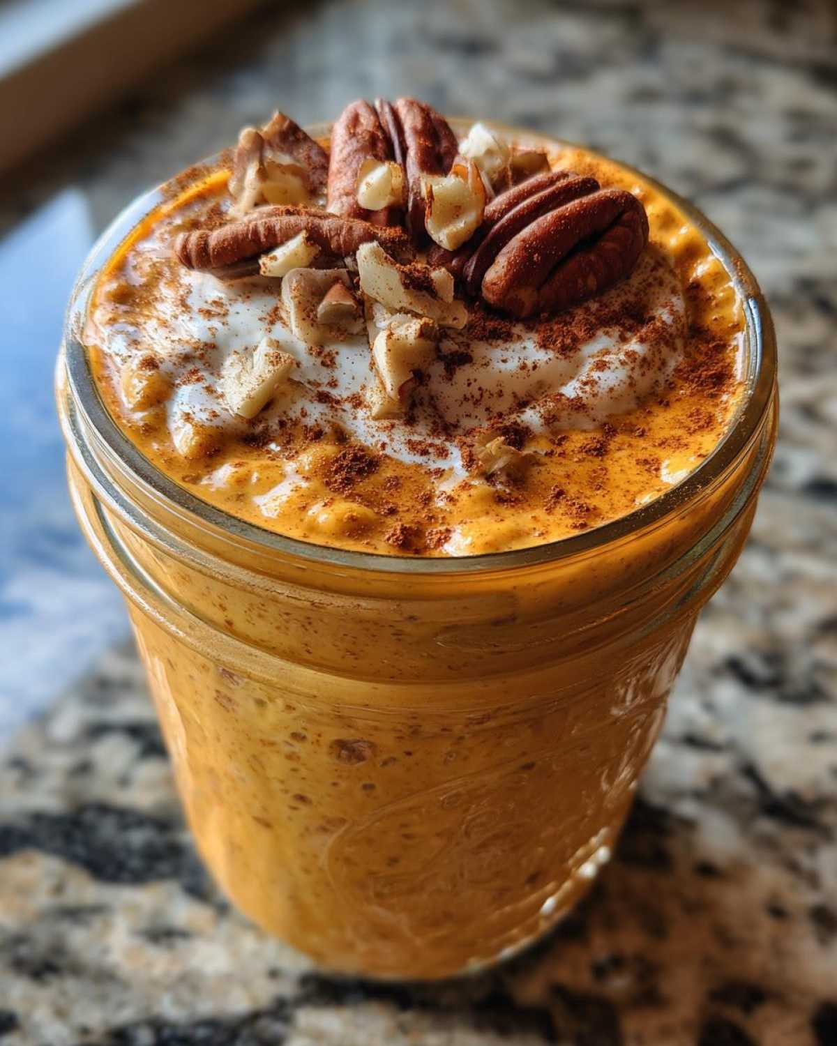 Pumpkin Pie Overnight Oats (Dessert for Breakfast!) - detail 2