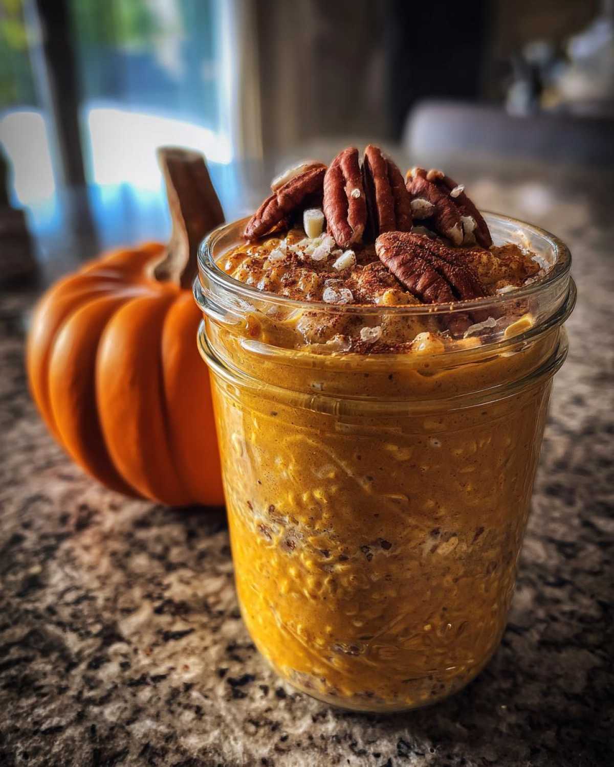 Pumpkin Pie Overnight Oats (Dessert for Breakfast!) - detail 3