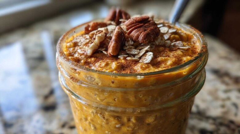 Pumpkin Pie Overnight Oats (Dessert for Breakfast!)