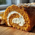 Pumpkin Roll Cake (Impressive Holiday Dessert)