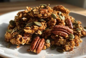 Pumpkin Spice Granola (Crunchy Fall Breakfast Topper)