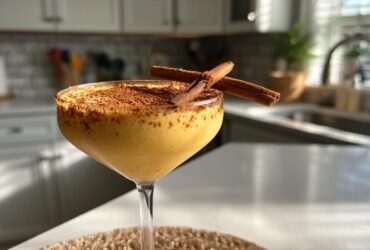 Pumpkin Spice Martini (Creamy Dessert Cocktail)