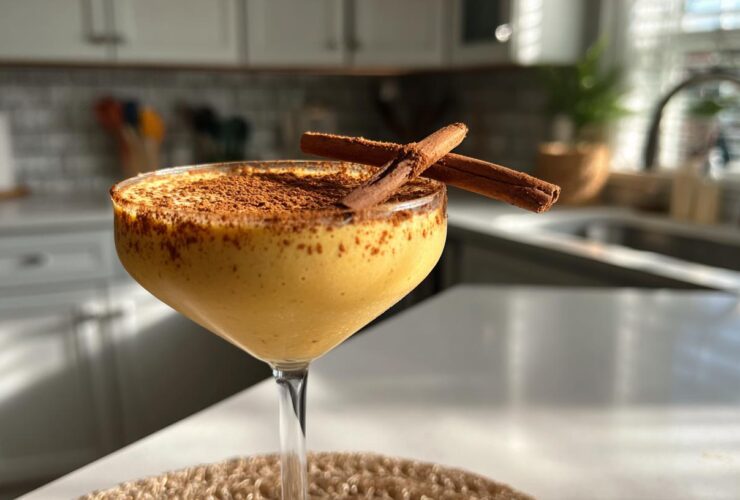 Pumpkin Spice Martini (Creamy Dessert Cocktail)