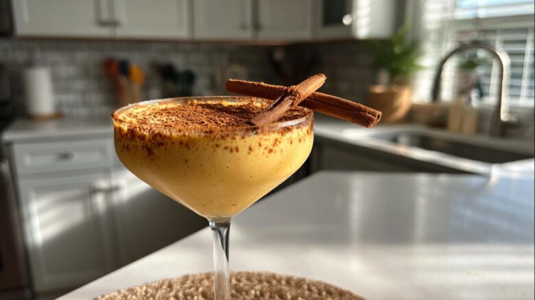 Pumpkin Spice Martini (Creamy Dessert Cocktail)