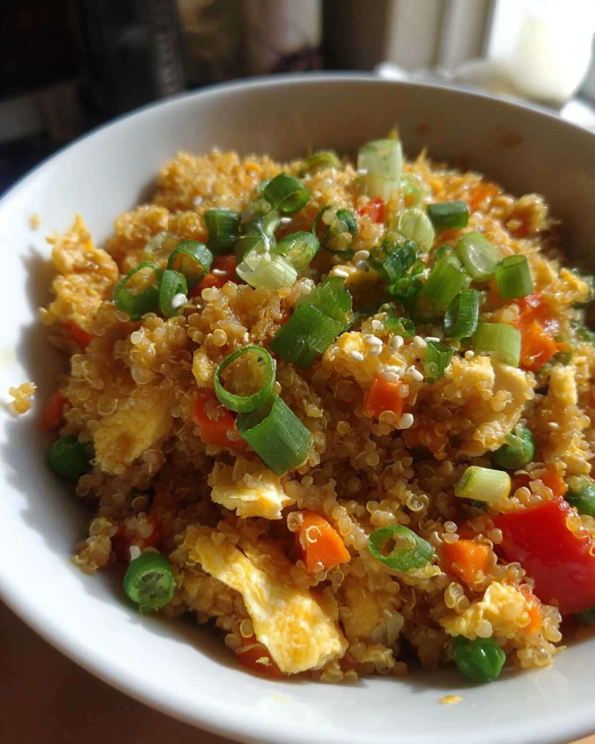 Quinoa Fried Rice (High-Protein Healthy Takeout Swap) - detail 3