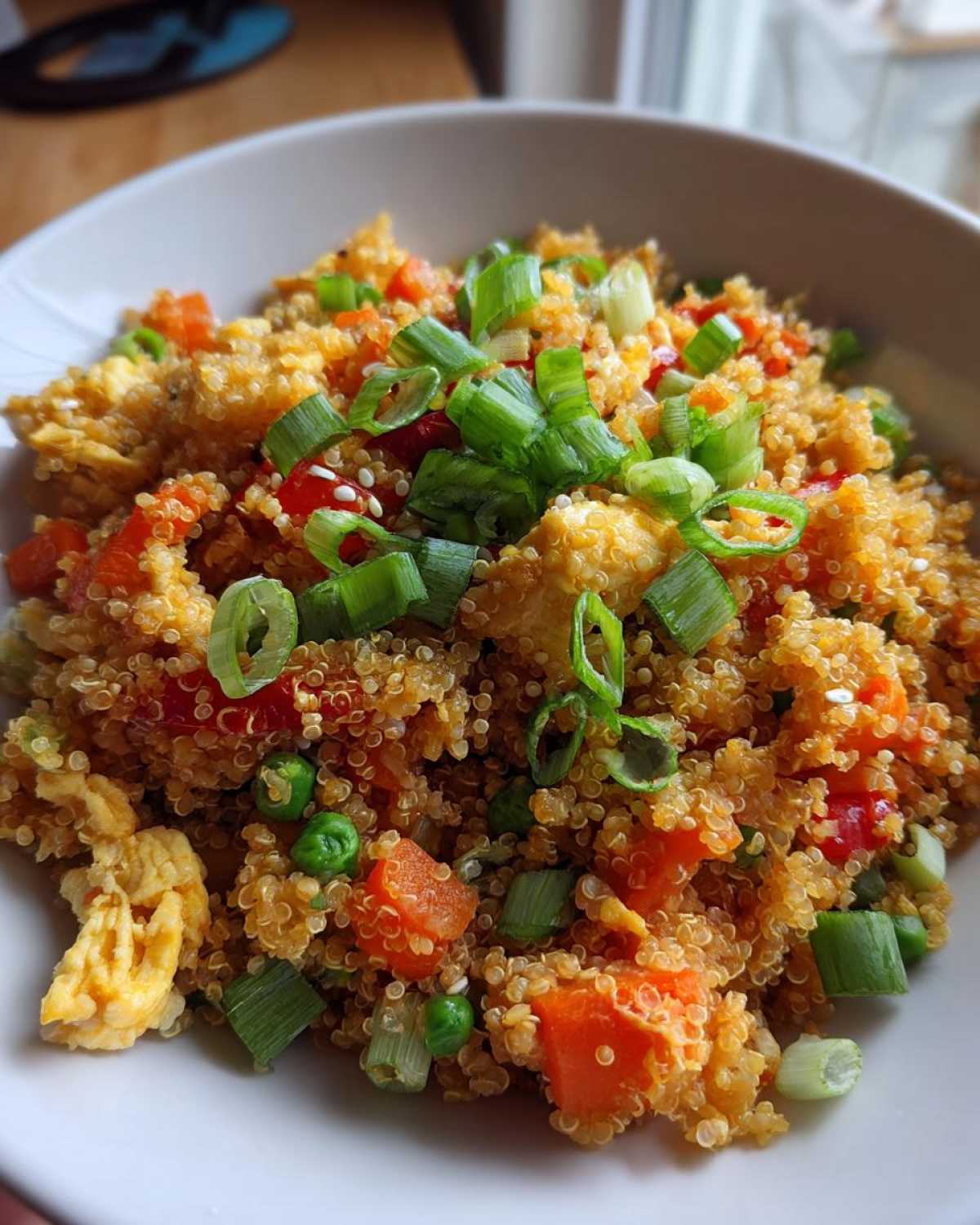 Quinoa Fried Rice (High-Protein Healthy Takeout Swap) - detail 4