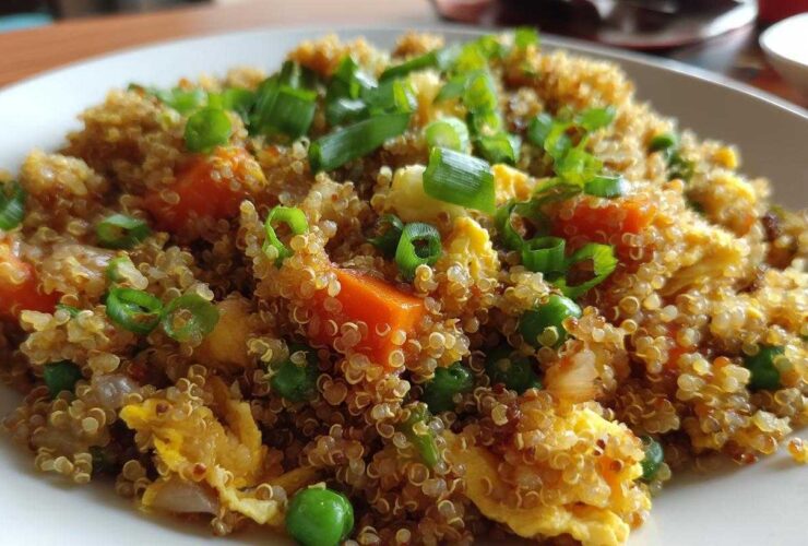 Quinoa Fried Rice (High-Protein Healthy Takeout Swap)