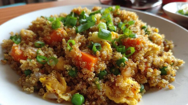 Quinoa Fried Rice (High-Protein Healthy Takeout Swap)