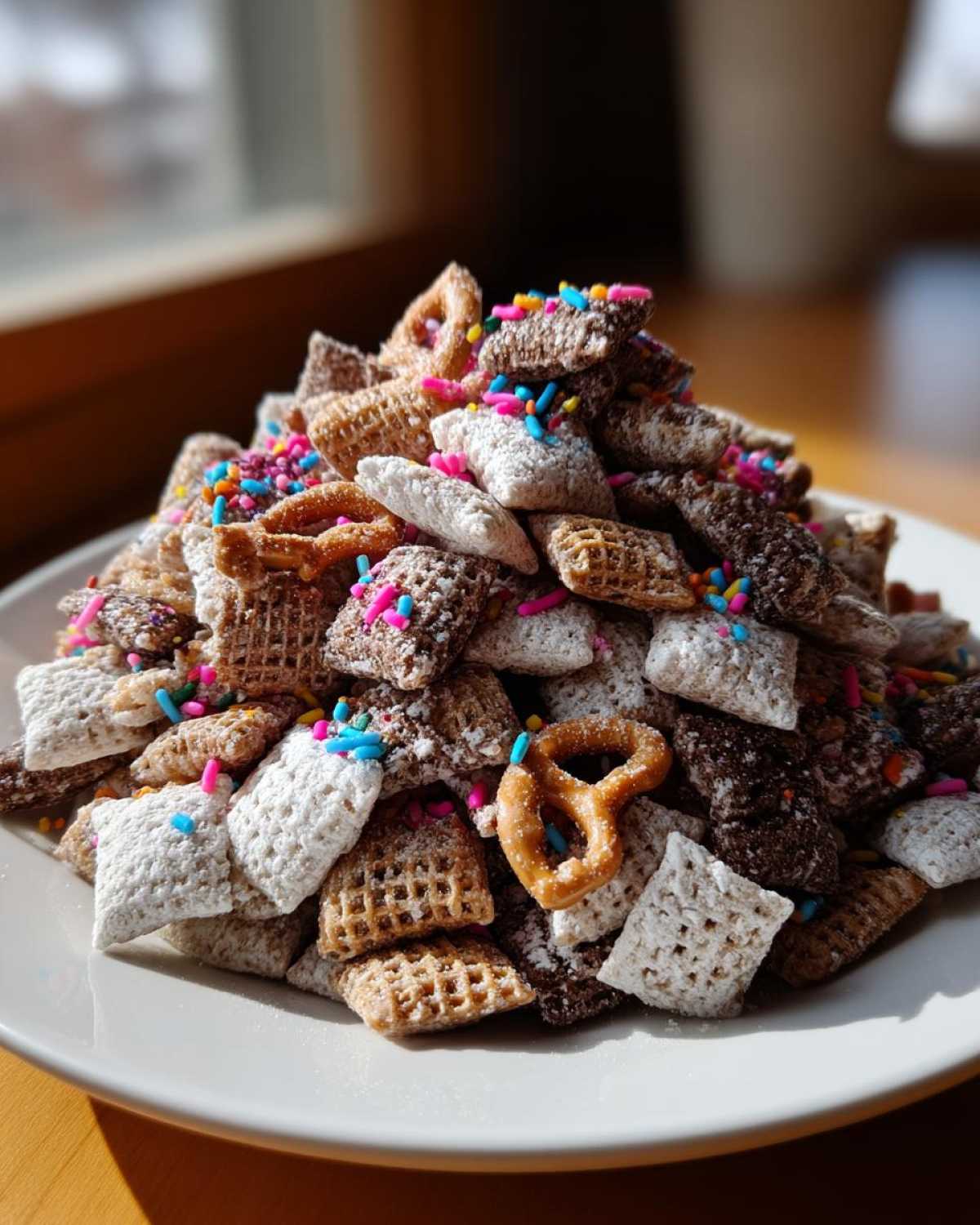 Reindeer Chow (Holiday Muddy Buddies Snack Mix) - detail 2