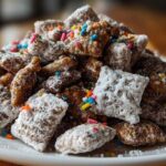 Reindeer Chow (Holiday Muddy Buddies Snack Mix)