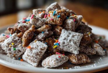 Reindeer Chow (Holiday Muddy Buddies Snack Mix)
