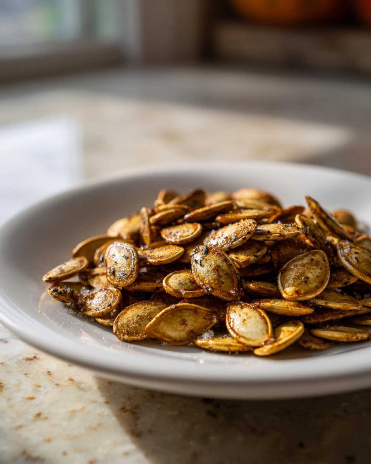 Roasted Pumpkin Seeds (Savory Snack from Jack-O’-Lanterns) - detail 3