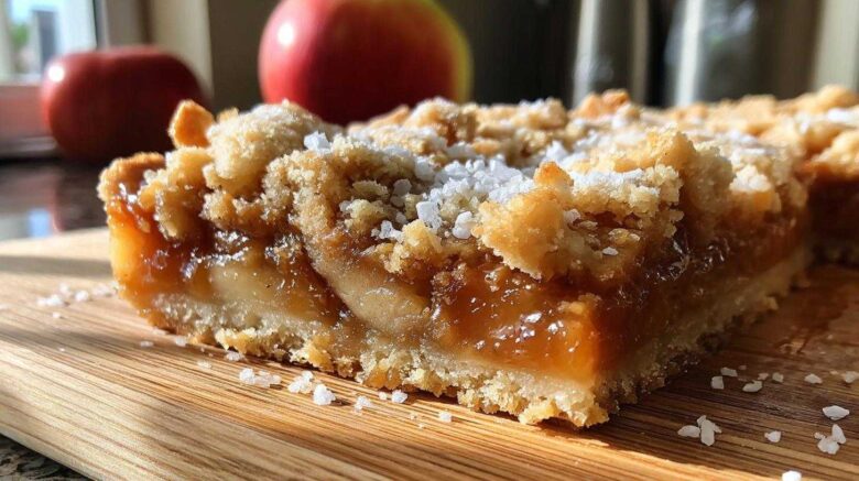 Salted Caramel Apple Pie Bars (Best of Fall Flavor)