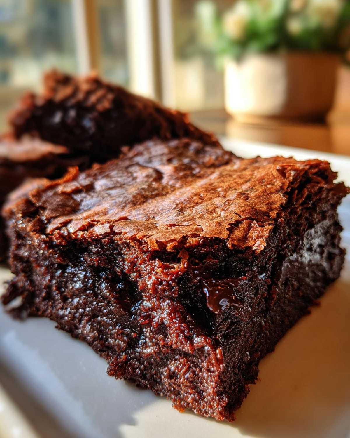 Secretly Healthy Avocado Brownies (Super Fudgy) - detail 1