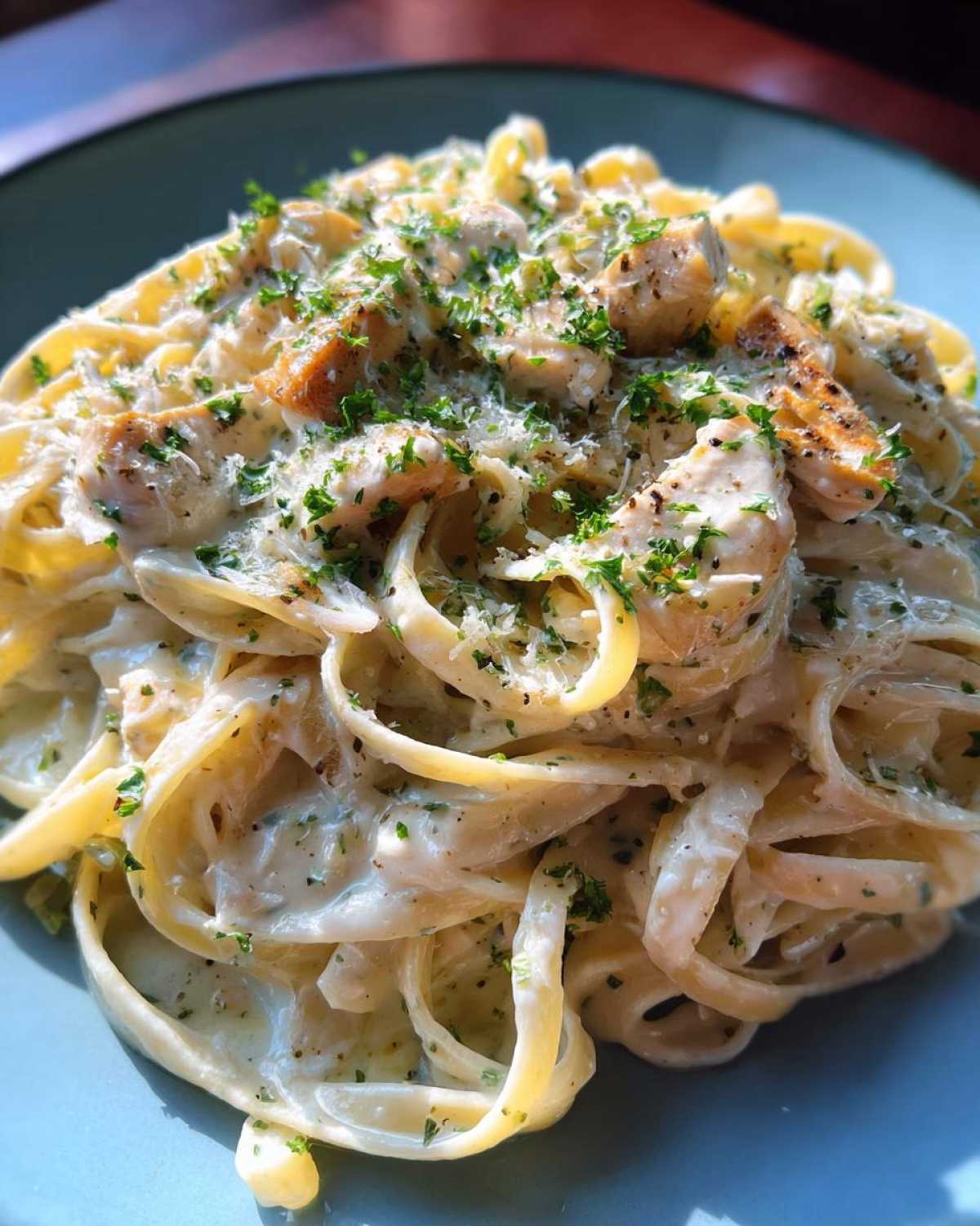 Skinny Chicken Alfredo (Creamy Without the Heavy Cream) - detail 3