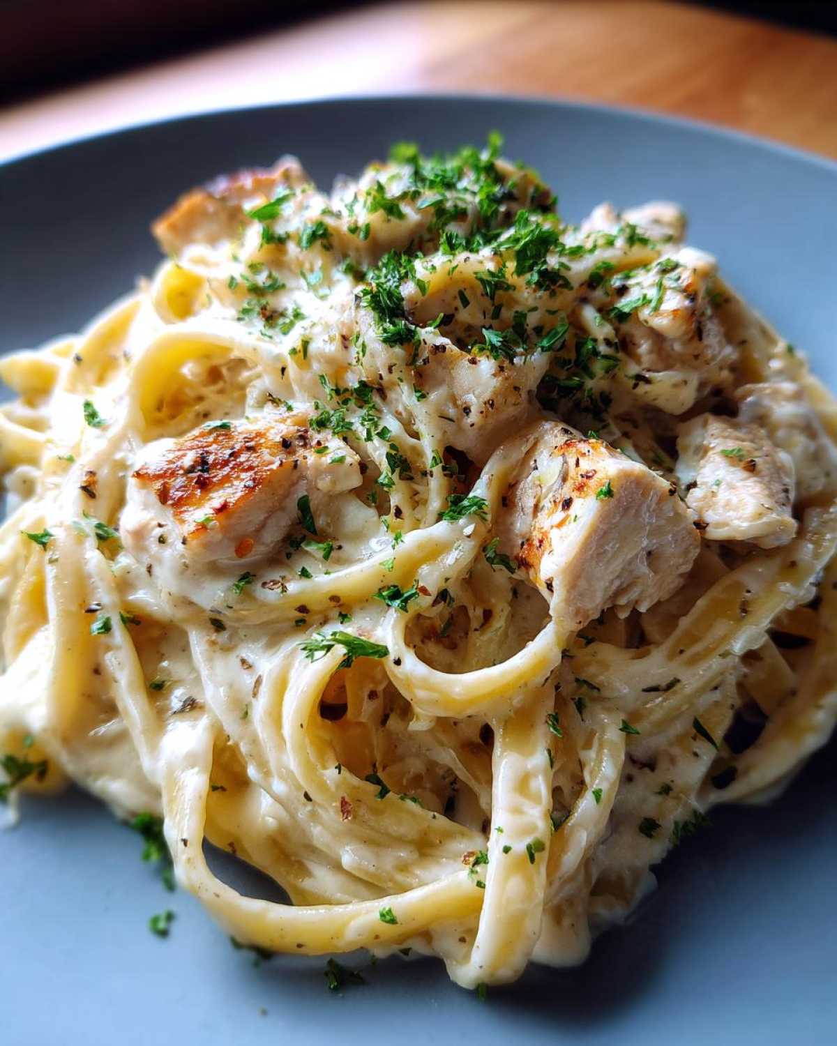 Skinny Chicken Alfredo (Creamy Without the Heavy Cream) - detail 1
