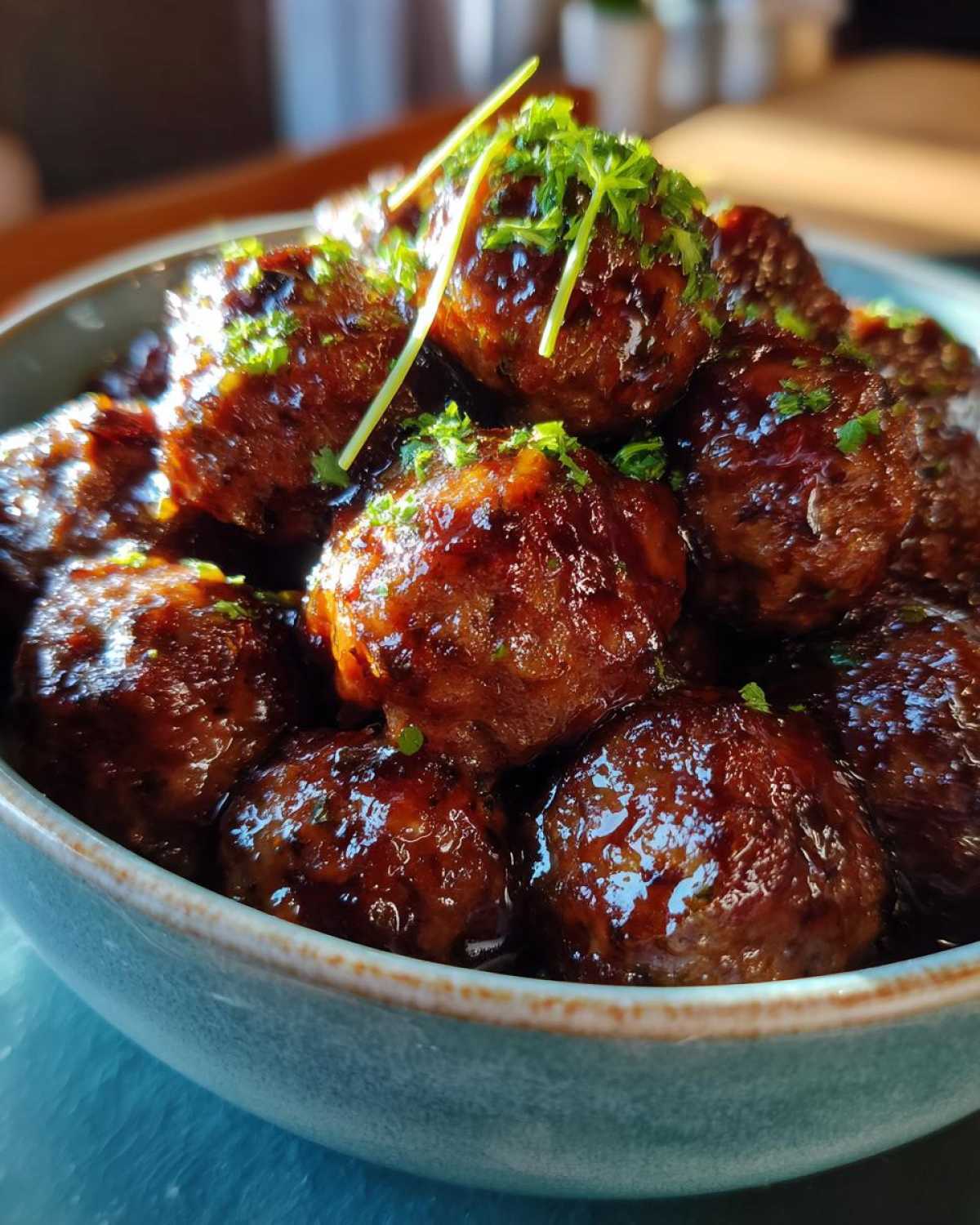 Slow Cooker Honey Garlic Meatballs (Set & Forget Dinner) - detail 1