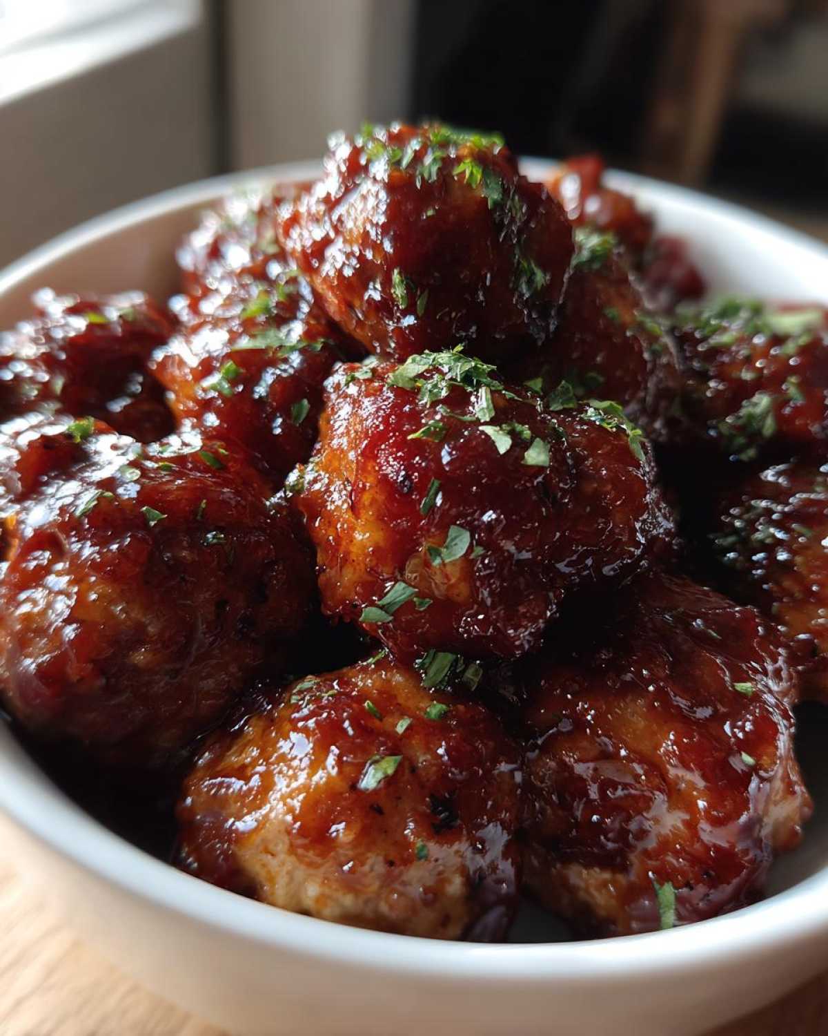Slow Cooker Honey Garlic Meatballs (Set & Forget Dinner) - detail 2