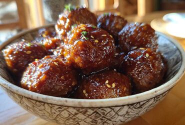 Slow Cooker Honey Garlic Meatballs (Set & Forget Dinner)
