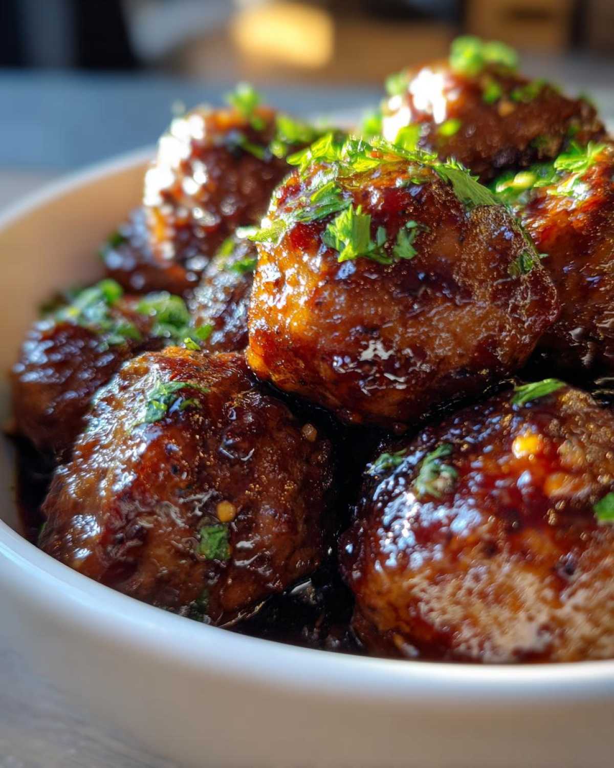 Slow Cooker Honey Garlic Meatballs (Set & Forget Dinner) - detail 4