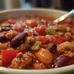 Slow Cooker Turkey Chili (Healthy & Hearty)