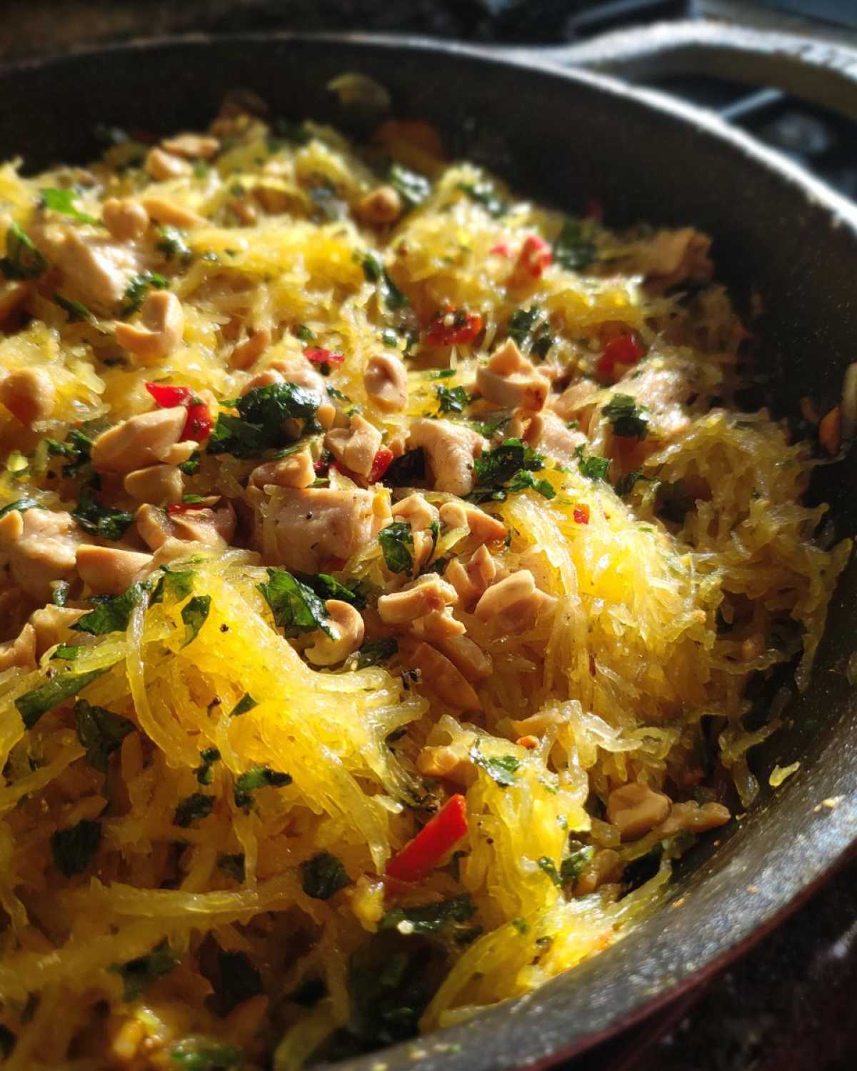 Spaghetti Squash Pad Thai (Low-Carb Takeout Fix) - detail 4