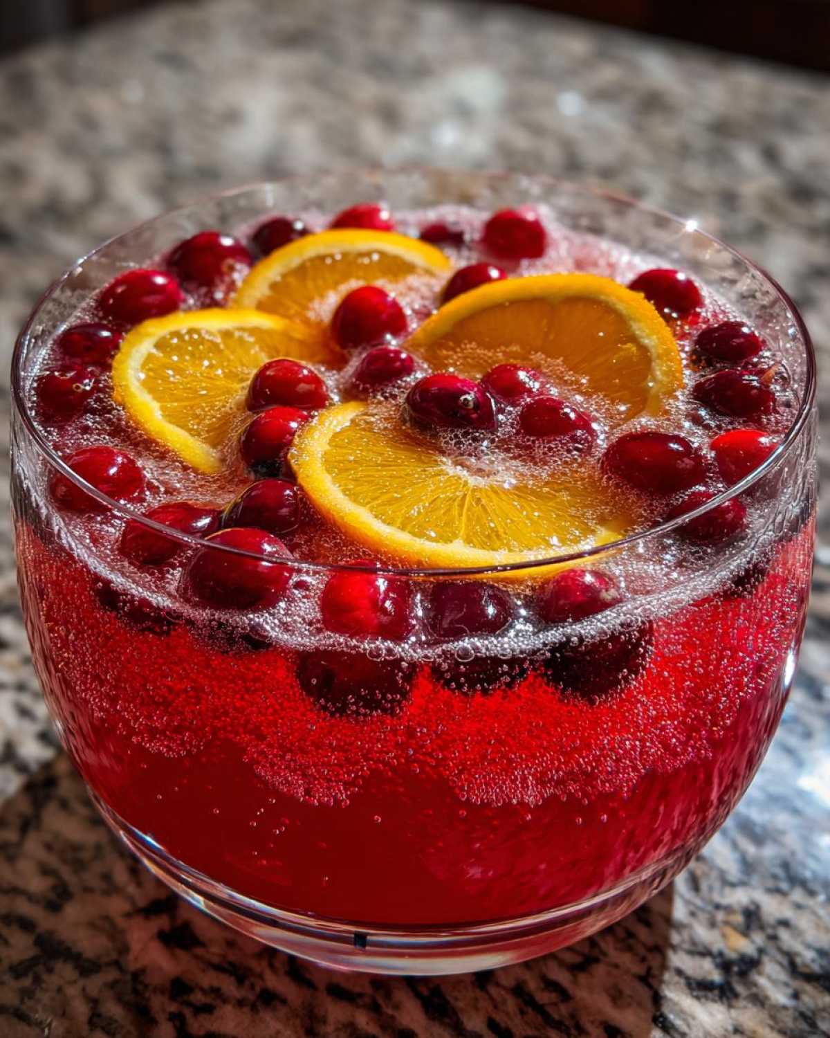 Sparkling Cranberry Orange Punch (Festive Non-Alcoholic Drink) - detail 4