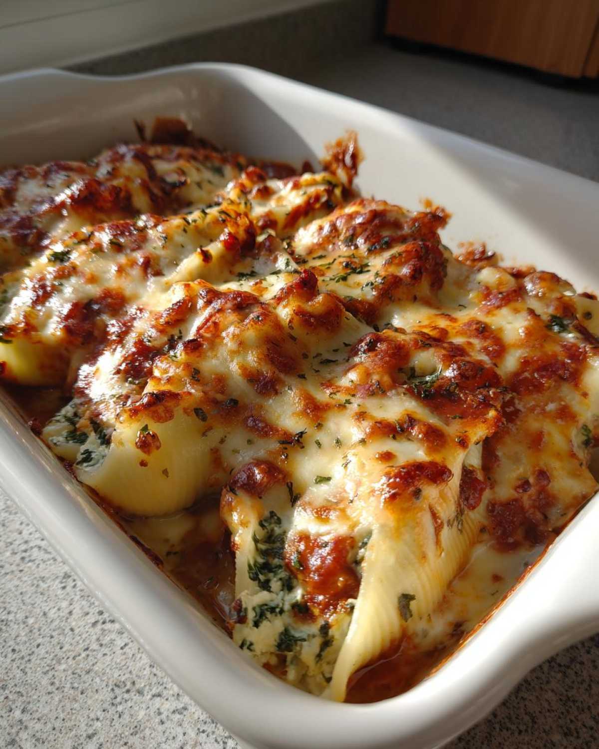 Spinach & Ricotta Stuffed Shells (Make-Ahead Freezer Meal) - detail 1