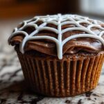 Spooky Spiderweb Cupcakes (Halloween Party Treat)
