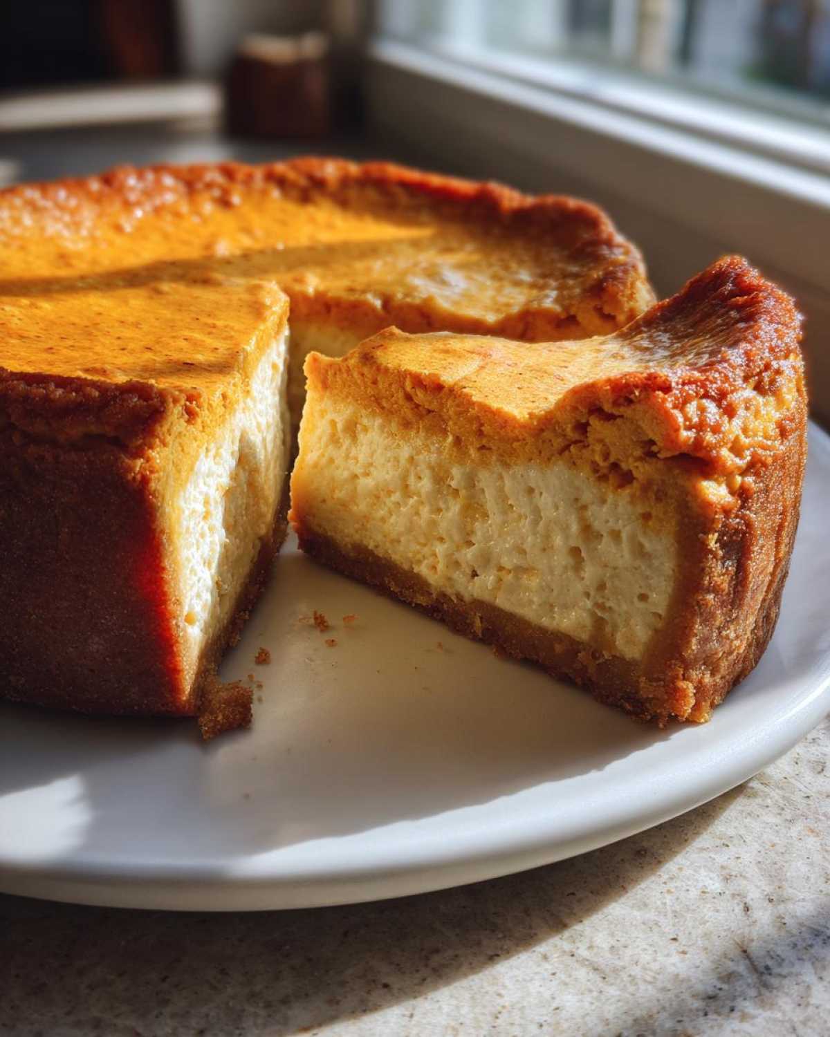 Sugar-Free Pumpkin Cheesecake (Low-Carb & Creamy) - detail 1