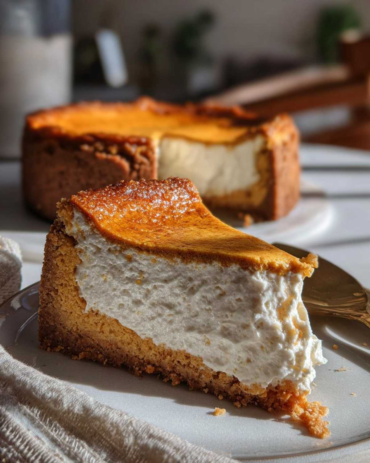 Sugar-Free Pumpkin Cheesecake (Low-Carb & Creamy) - detail 3