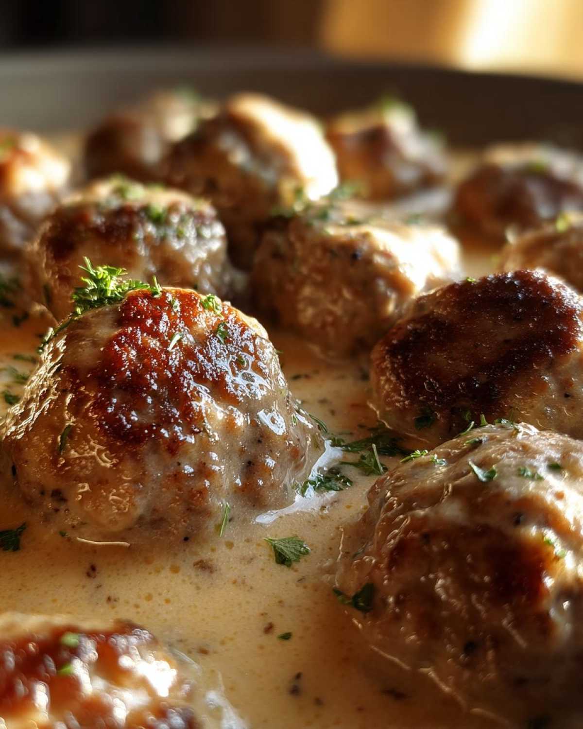 Swedish Meatballs (IKEA Copycat with Creamy Gravy) - detail 1