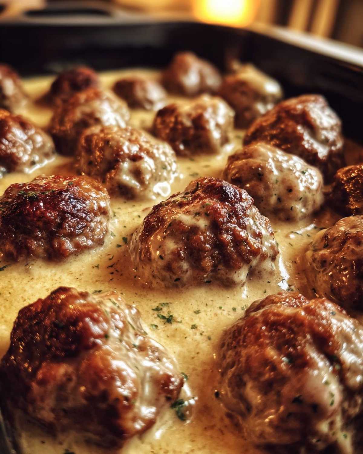 Swedish Meatballs (IKEA Copycat with Creamy Gravy) - detail 2