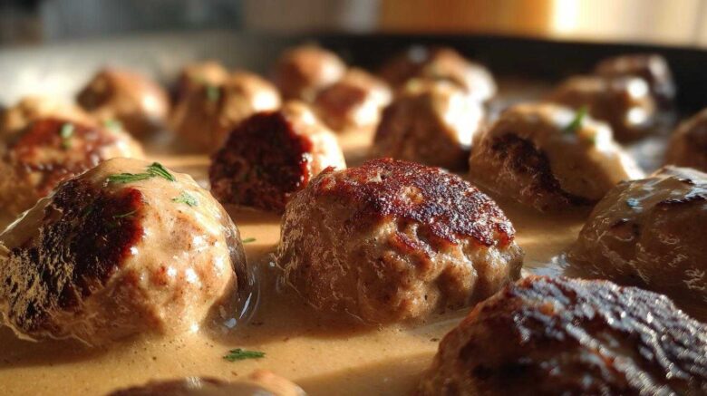 Swedish Meatballs (IKEA Copycat with Creamy Gravy)