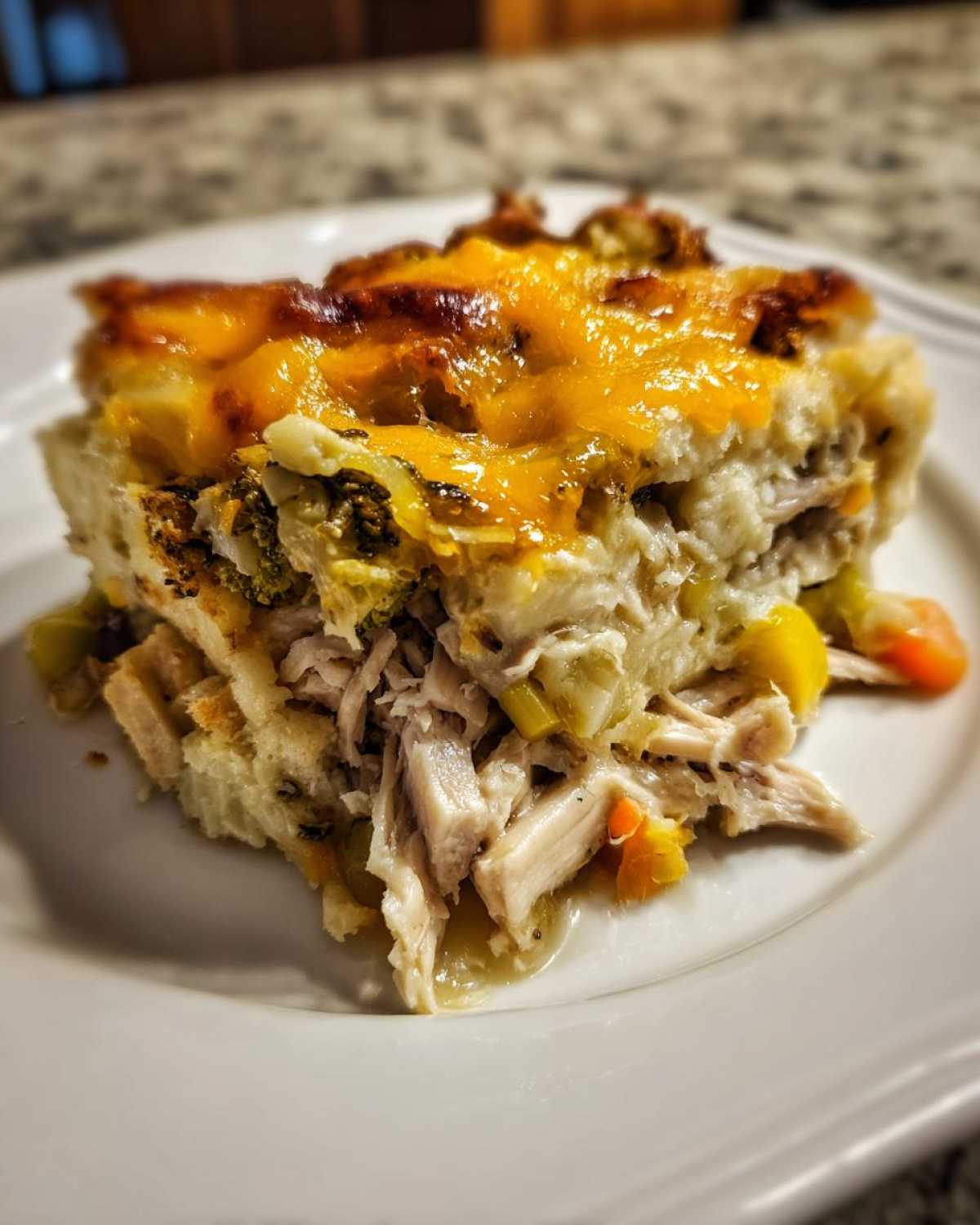 Thanksgiving Leftovers Casserole (All-in-One Comfort Bake) - detail 1