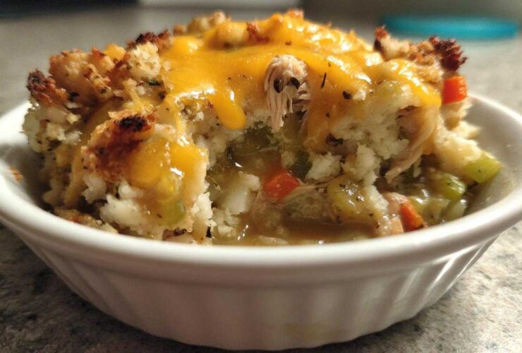 Thanksgiving Leftovers Casserole (All-in-One Comfort Bake)