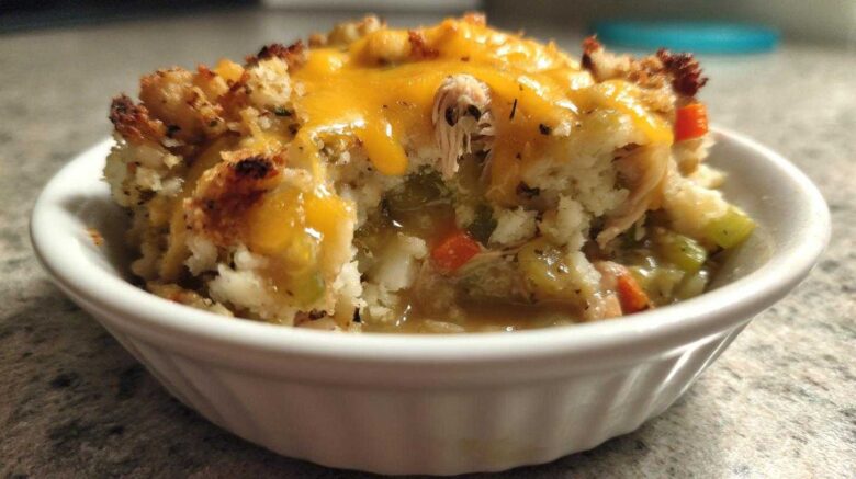 Thanksgiving Leftovers Casserole (All-in-One Comfort Bake)