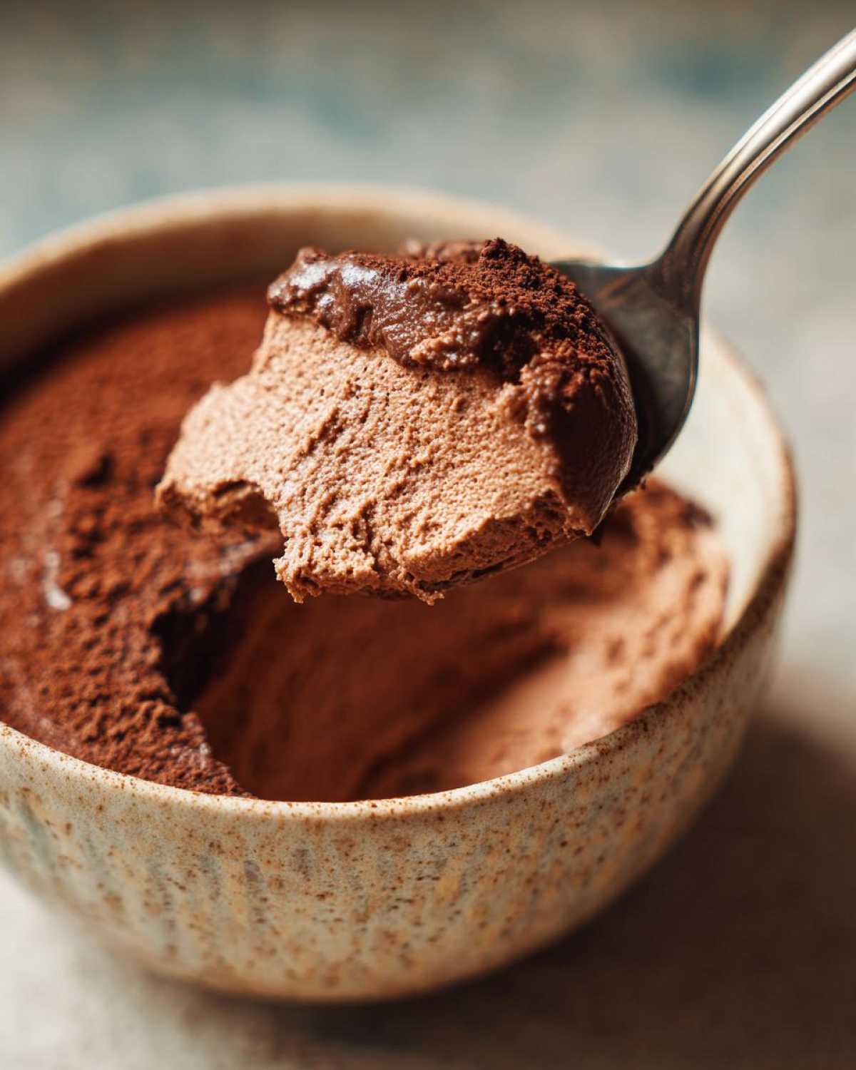 Vegan Chocolate Mousse (Aquafaba Magic Trick) - detail 3