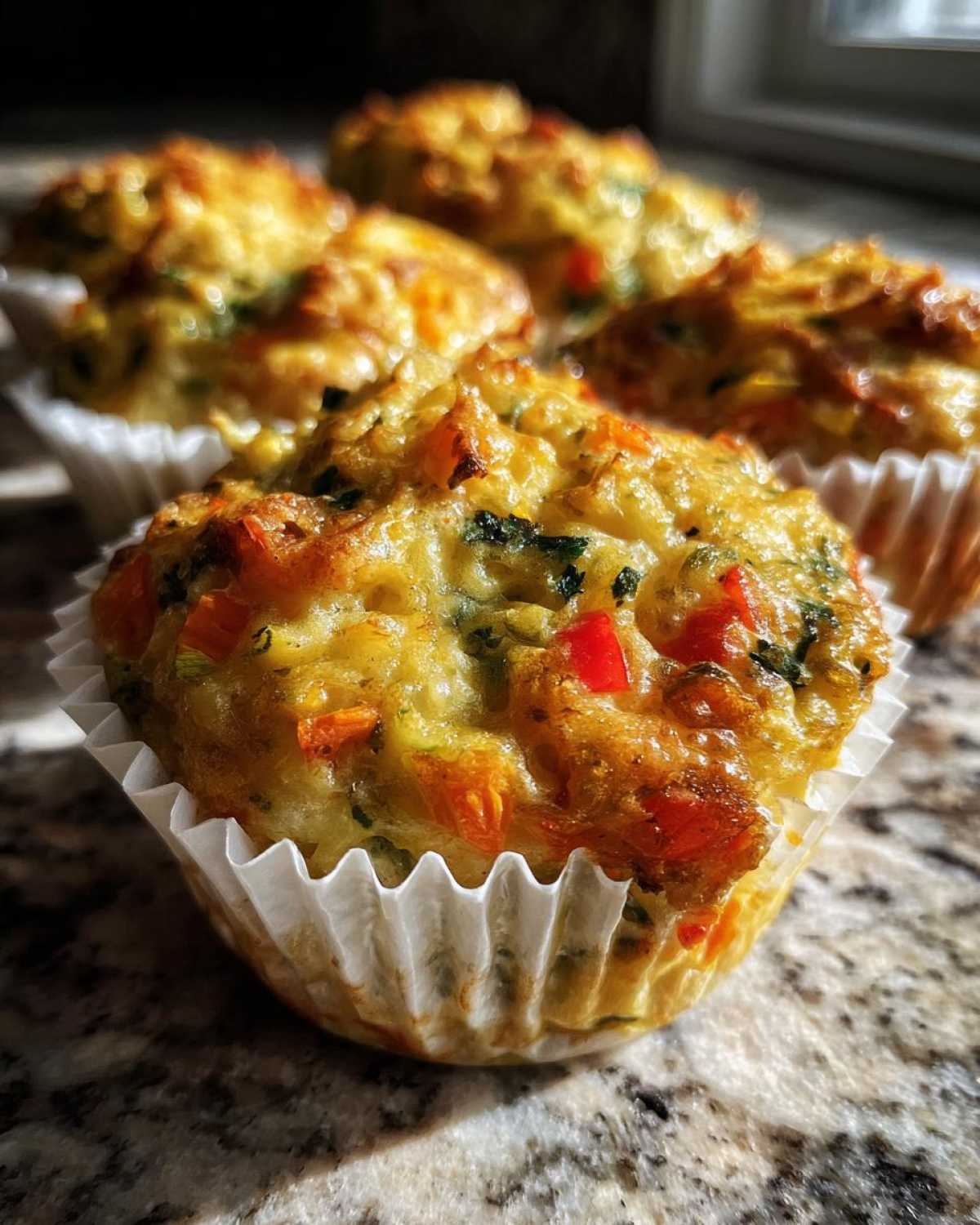 Veggie-Packed Frittata Muffins (Grab-and-Go Breakfast) - detail 2