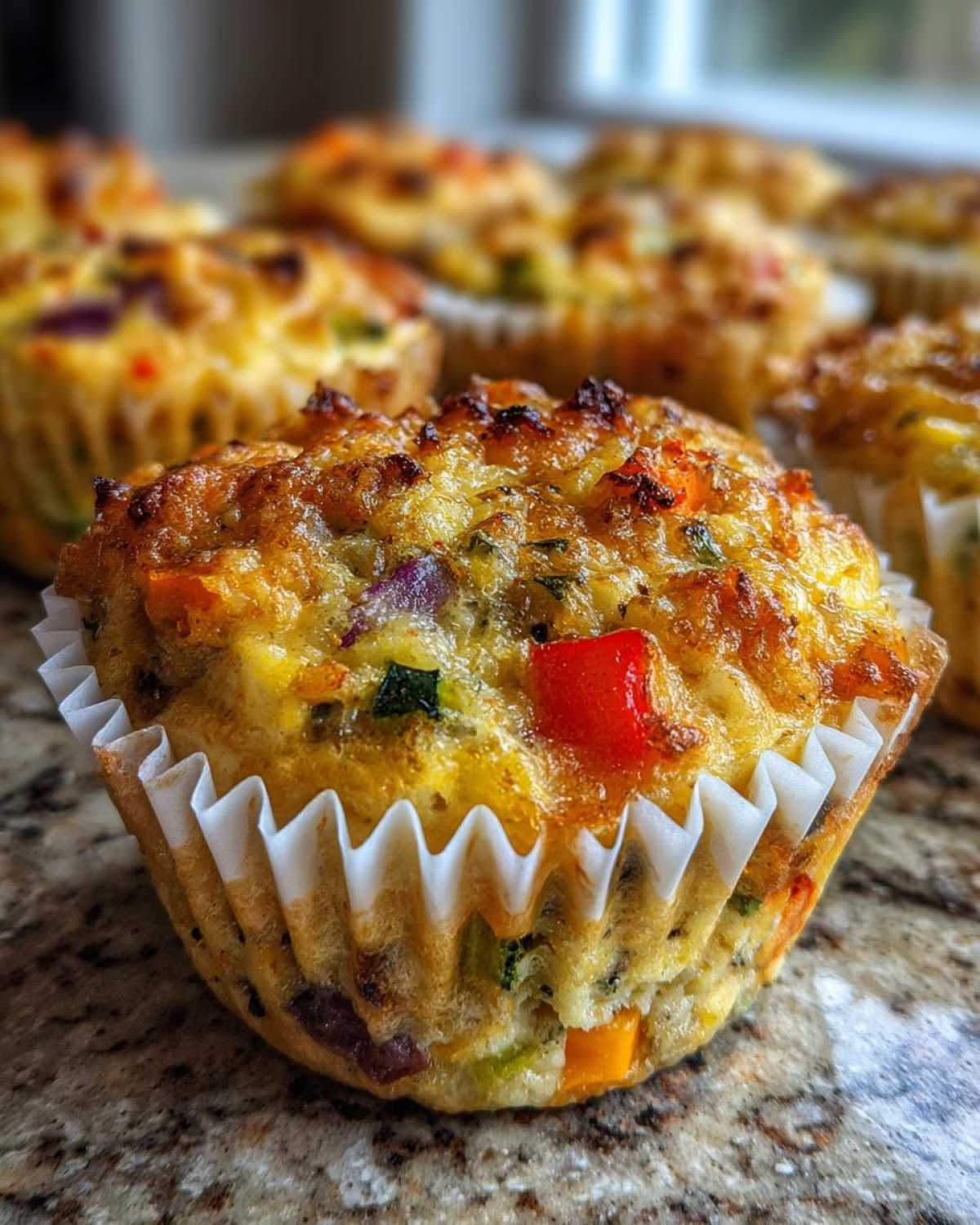 Veggie-Packed Frittata Muffins (Grab-and-Go Breakfast) - detail 3