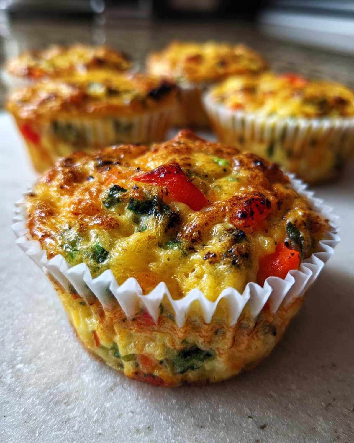 Veggie-Packed Frittata Muffins (Grab-and-Go Breakfast) - detail 4