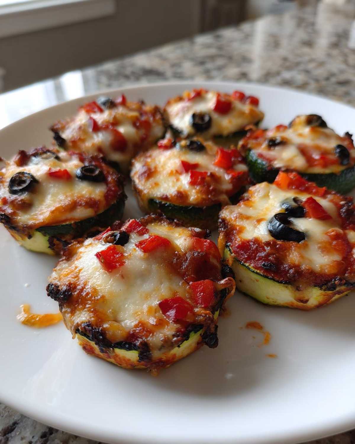Zucchini Pizza Bites (Low-Carb Snack Hack) - detail 1