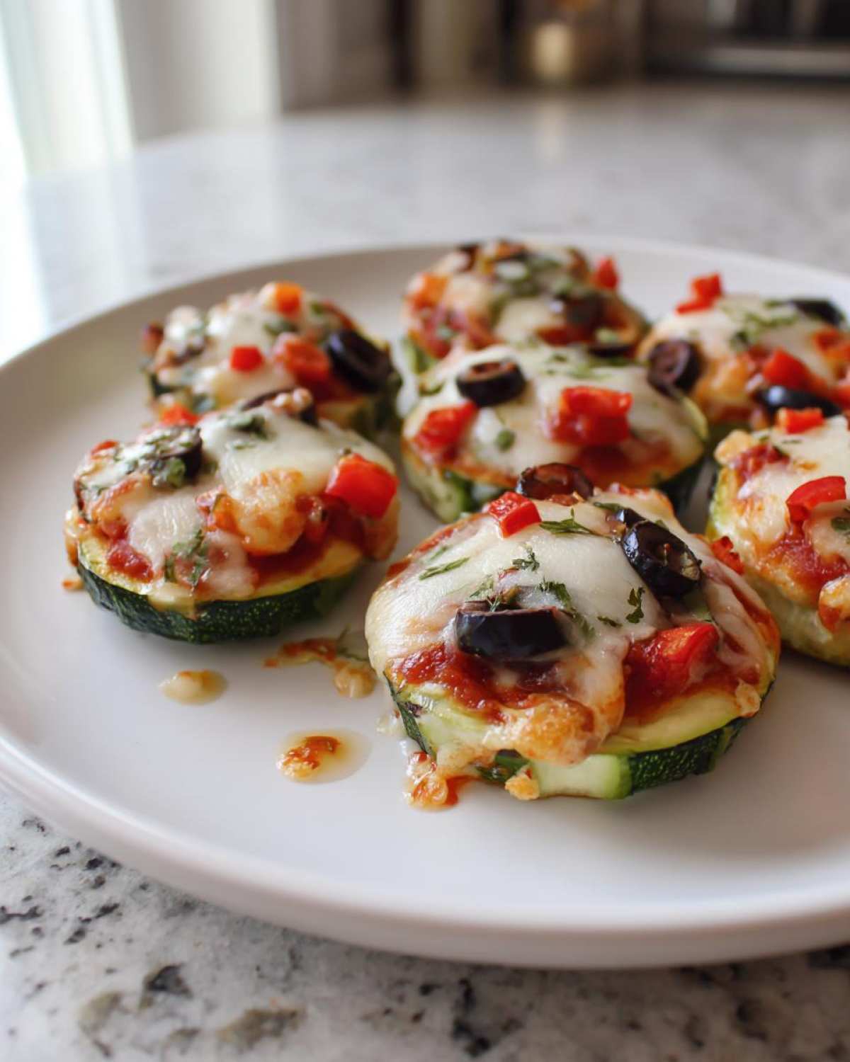 Zucchini Pizza Bites (Low-Carb Snack Hack) - detail 2