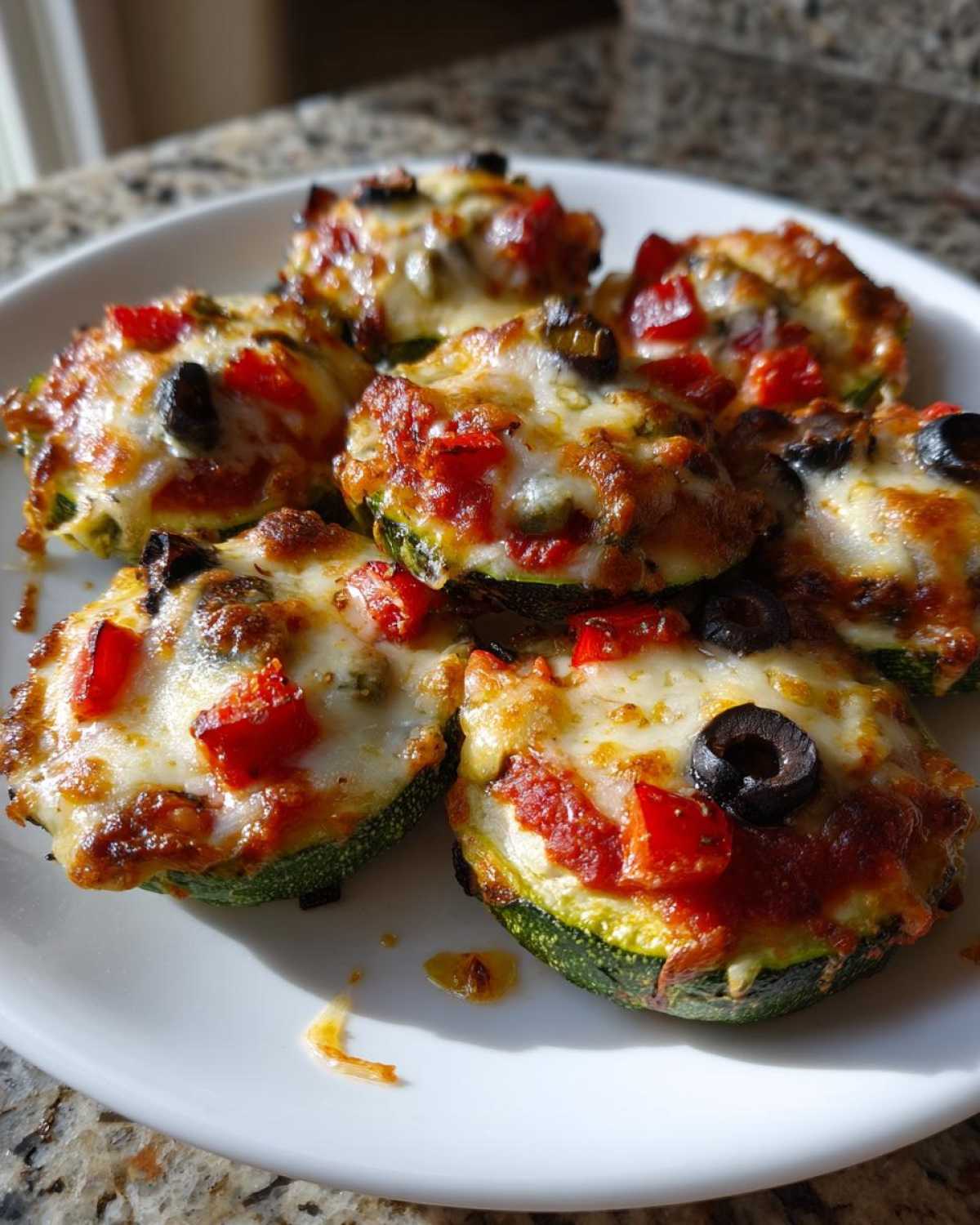 Zucchini Pizza Bites (Low-Carb Snack Hack) - detail 4