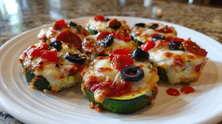 Zucchini Pizza Bites (Low-Carb Snack Hack)