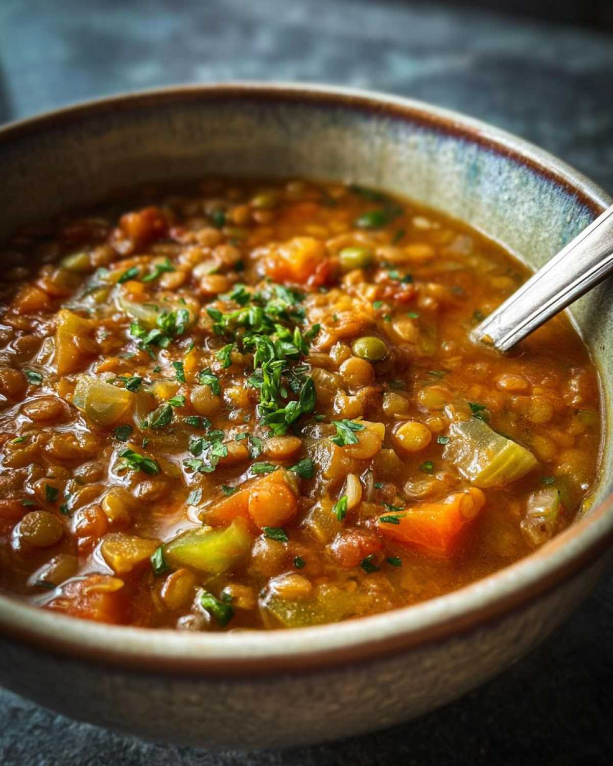 5-Ingredient Lentil Soup - detail 2