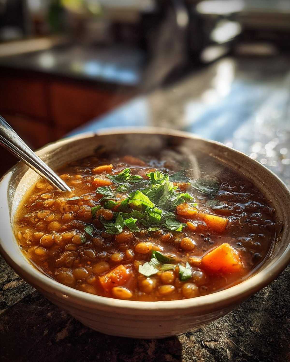 5-Ingredient Lentil Soup - detail 4