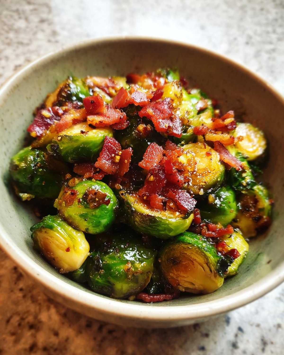 Air Fryer Maple Bacon Brussels Sprout Bites - detail 3